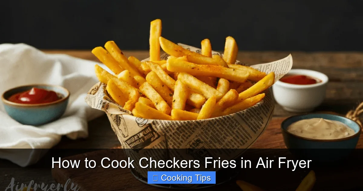 How to Cook Checkers Fries in Air Fryer