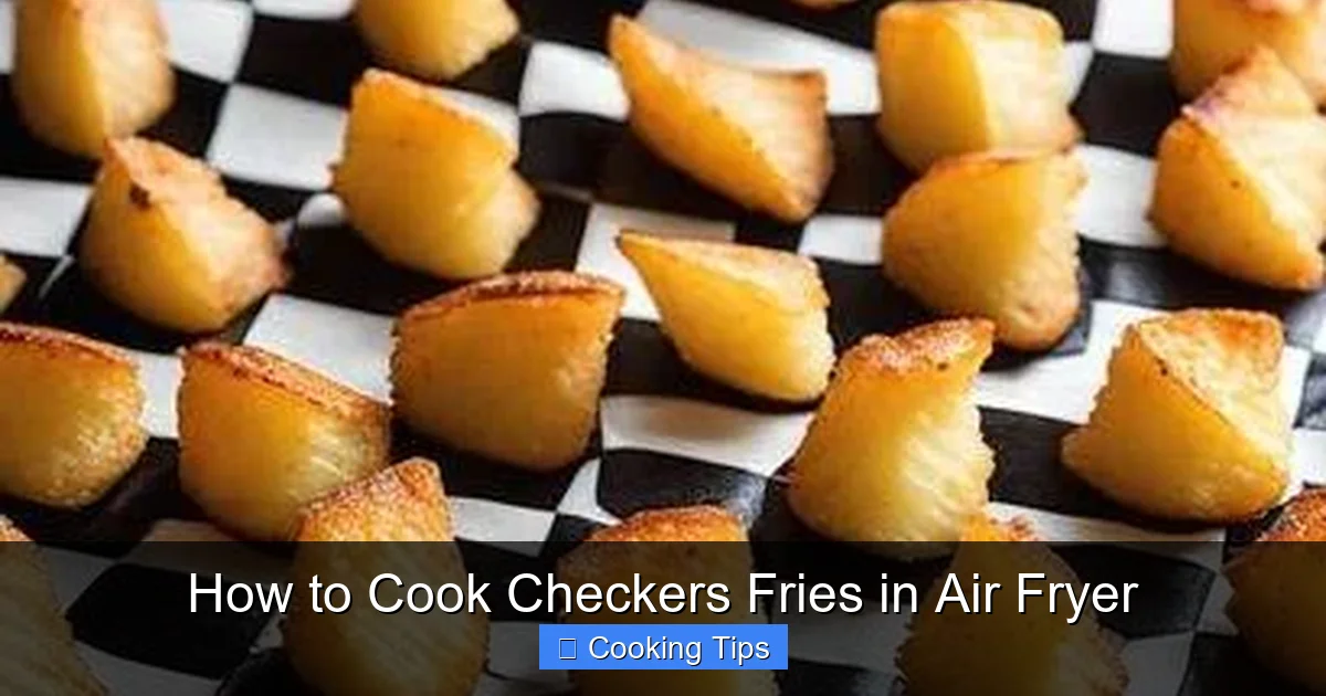 How to Cook Checkers Fries in Air Fryer
