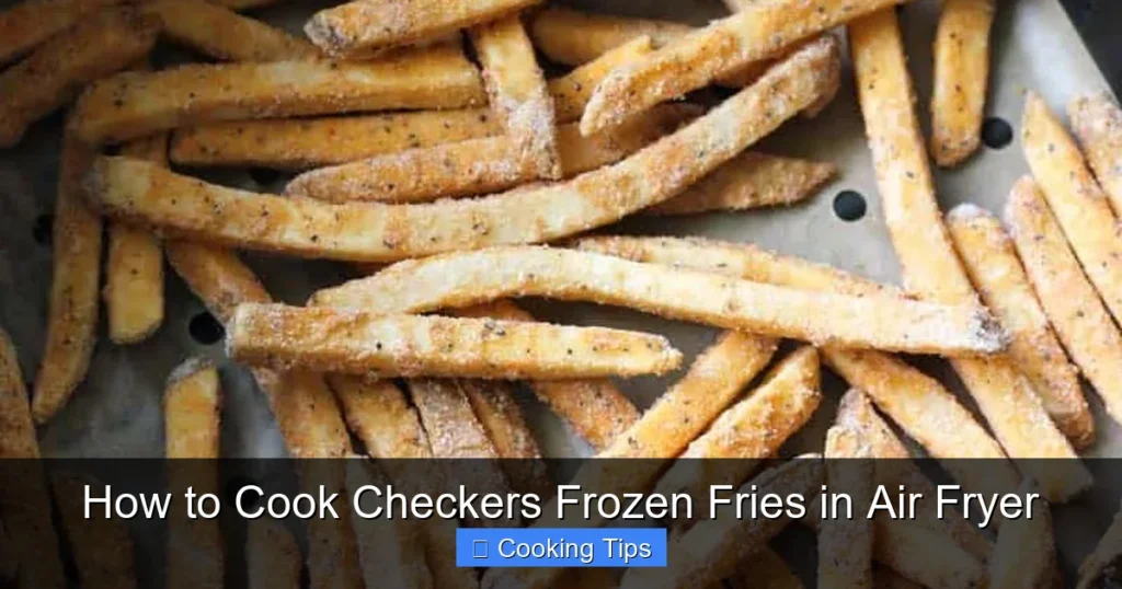 How to Cook Checkers Frozen Fries in Air Fryer