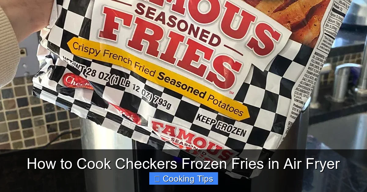 How to Cook Checkers Frozen Fries in Air Fryer