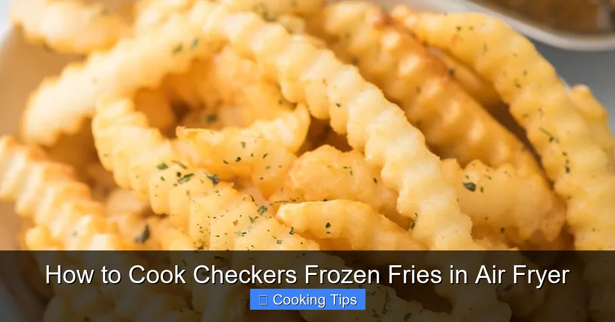 How to Cook Checkers Frozen Fries in Air Fryer