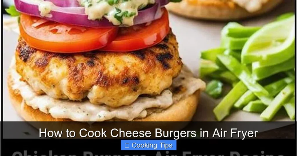 How to Cook Cheese Burgers in Air Fryer