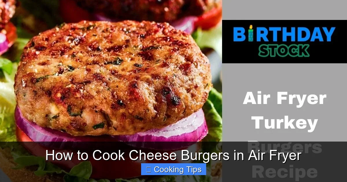 How to Cook Cheese Burgers in Air Fryer