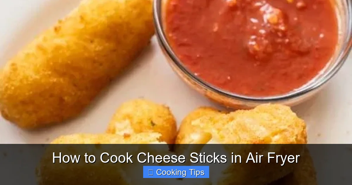 How to Cook Cheese Sticks in Air Fryer