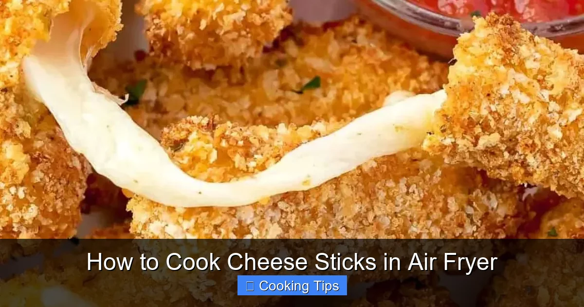 How to Cook Cheese Sticks in Air Fryer