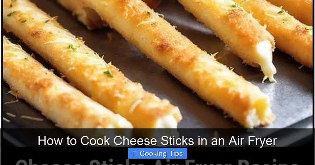 How to Cook Cheese Sticks in an Air Fryer