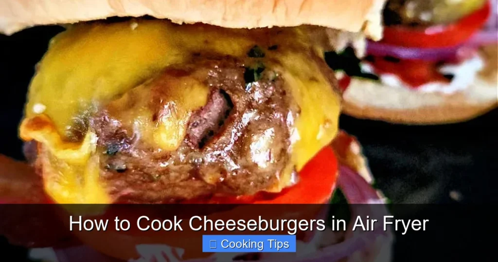 How to Cook Cheeseburgers in Air Fryer
