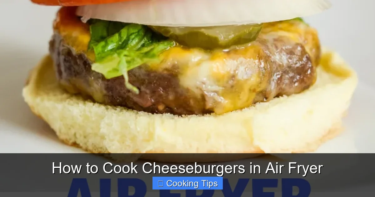 How to Cook Cheeseburgers in Air Fryer