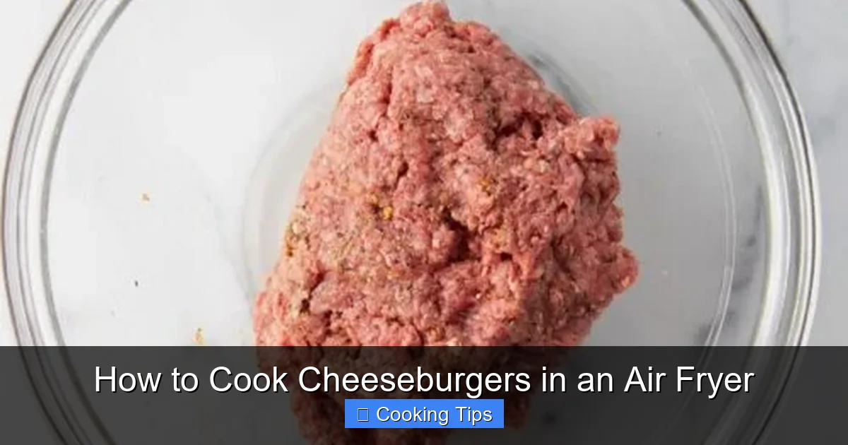 How to Cook Cheeseburgers in an Air Fryer