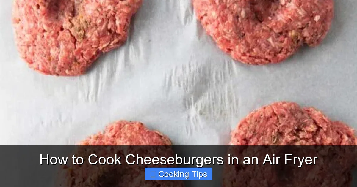 How to Cook Cheeseburgers in an Air Fryer