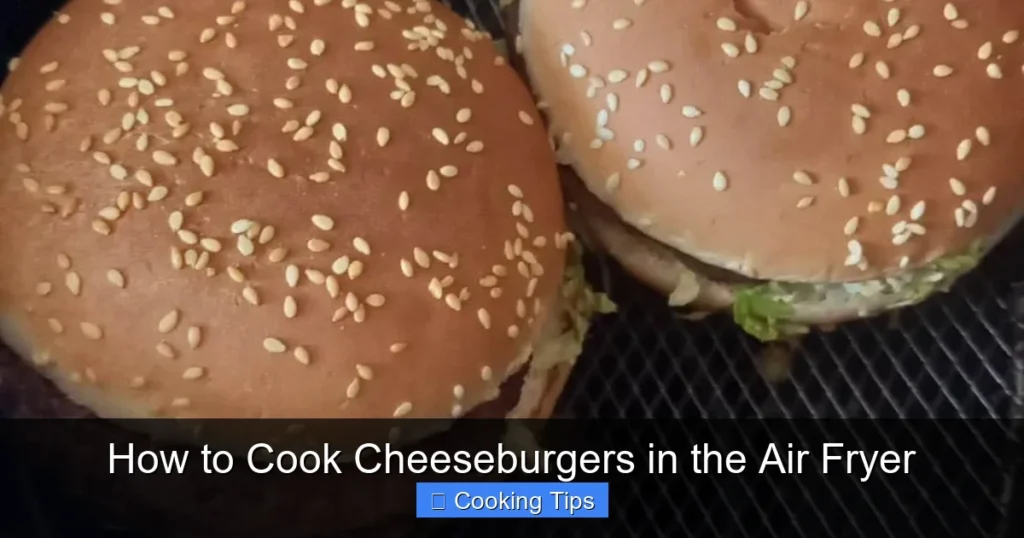 How to Cook Cheeseburgers in the Air Fryer