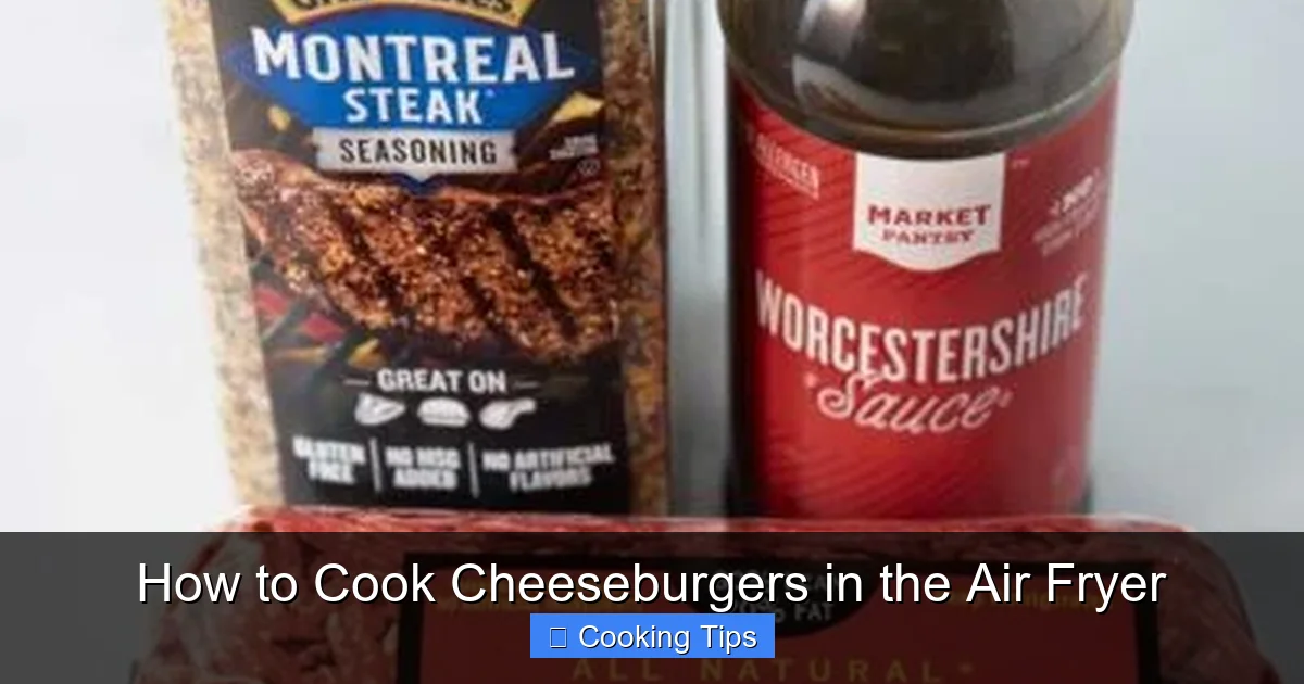 How to Cook Cheeseburgers in the Air Fryer