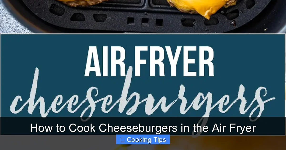 How to Cook Cheeseburgers in the Air Fryer