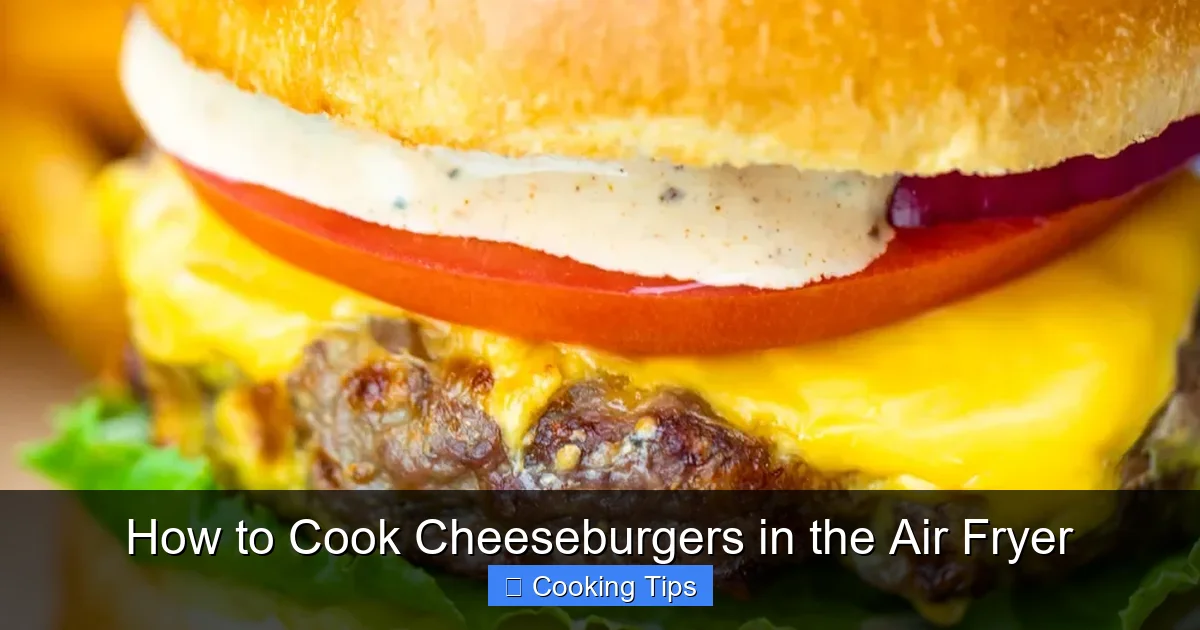 How to Cook Cheeseburgers in the Air Fryer