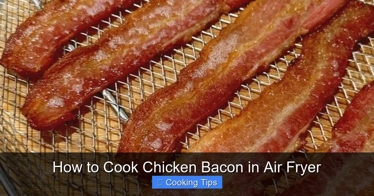 How to Cook Chicken Bacon in Air Fryer