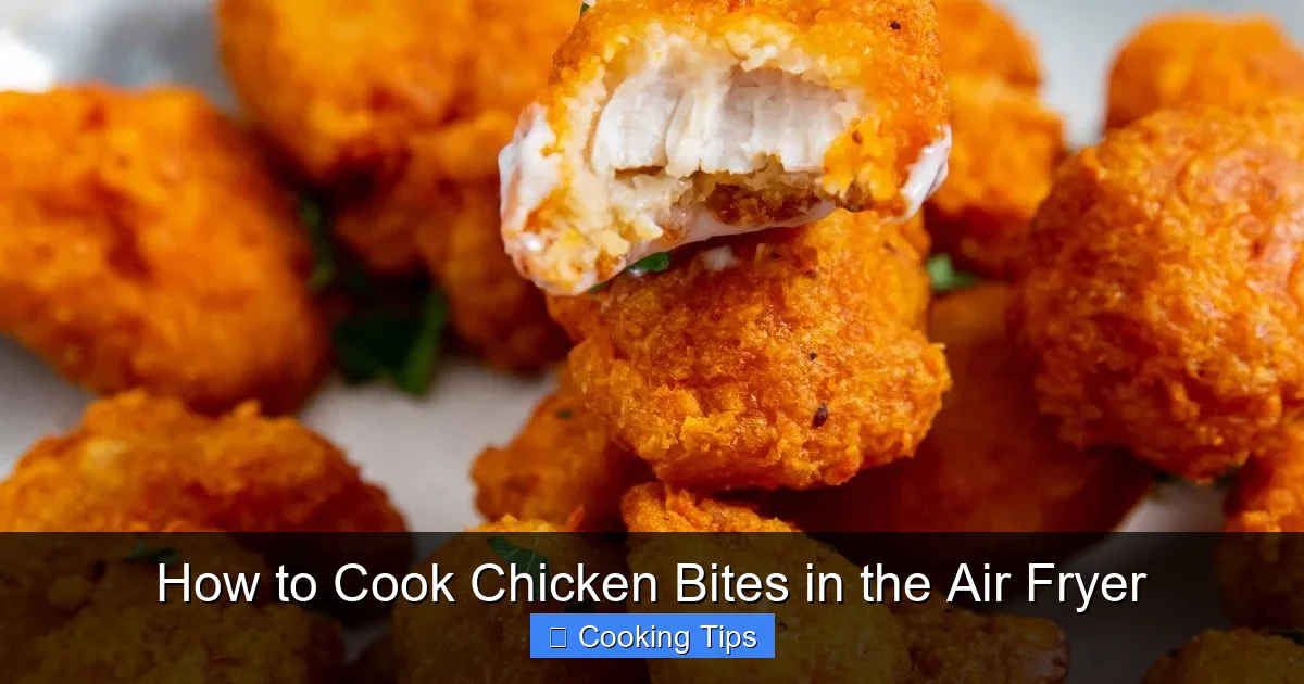 How to Cook Chicken Bites in the Air Fryer