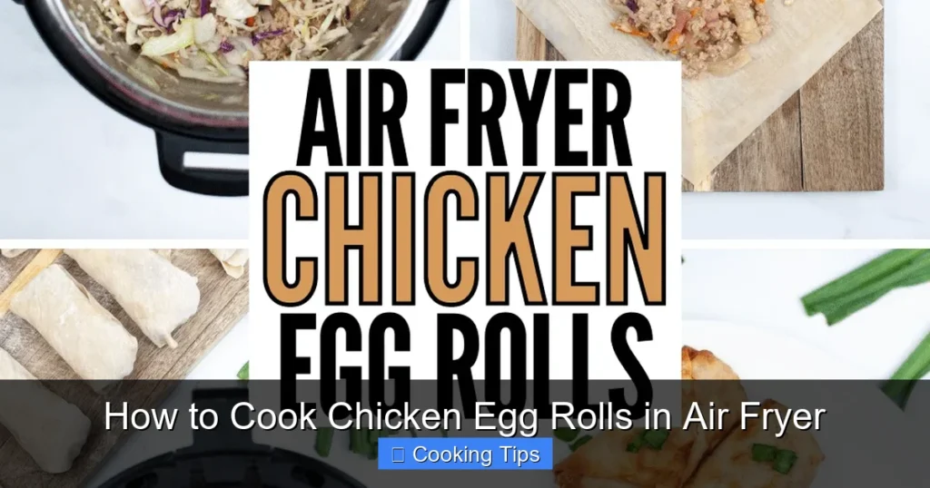 How to Cook Chicken Egg Rolls in Air Fryer