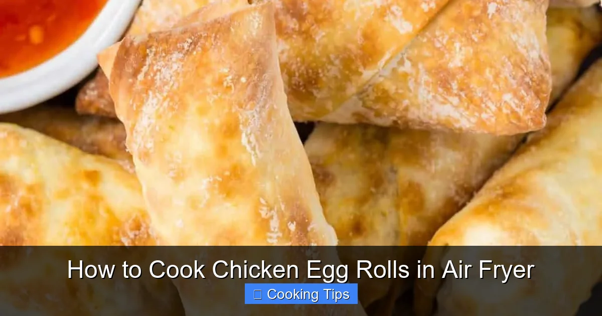 How to Cook Chicken Egg Rolls in Air Fryer