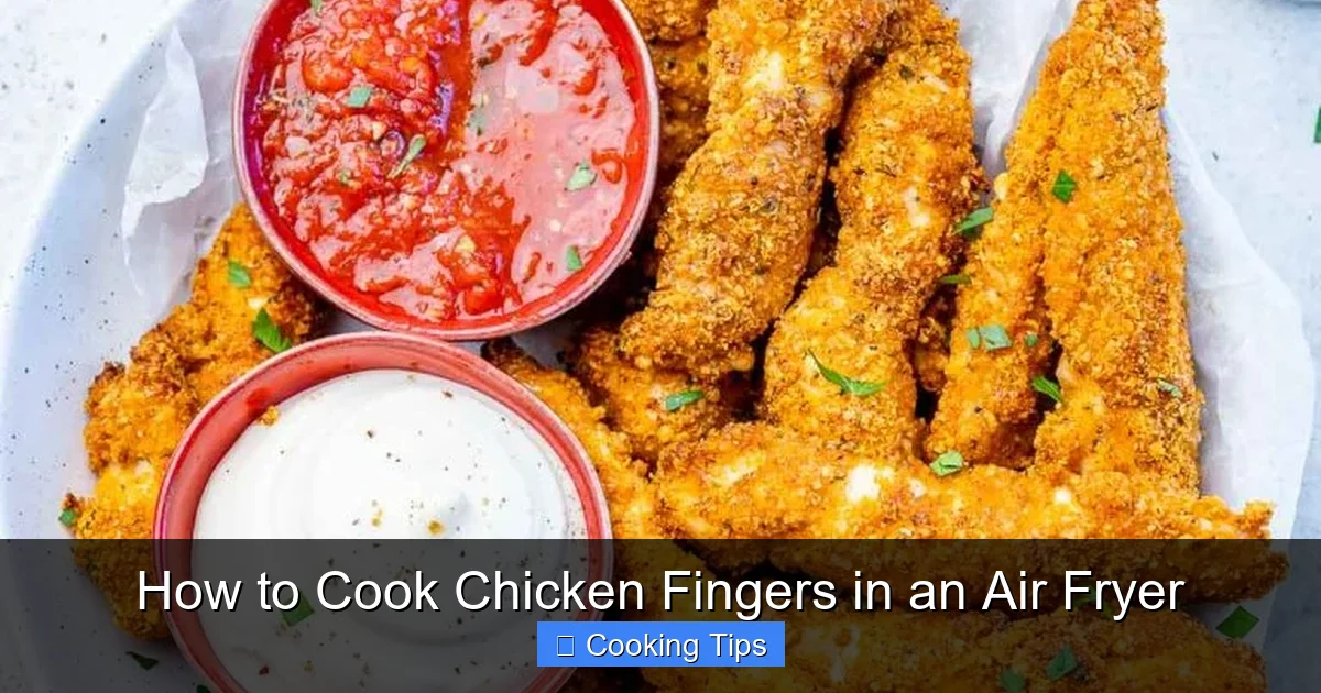 How to Cook Chicken Fingers in an Air Fryer