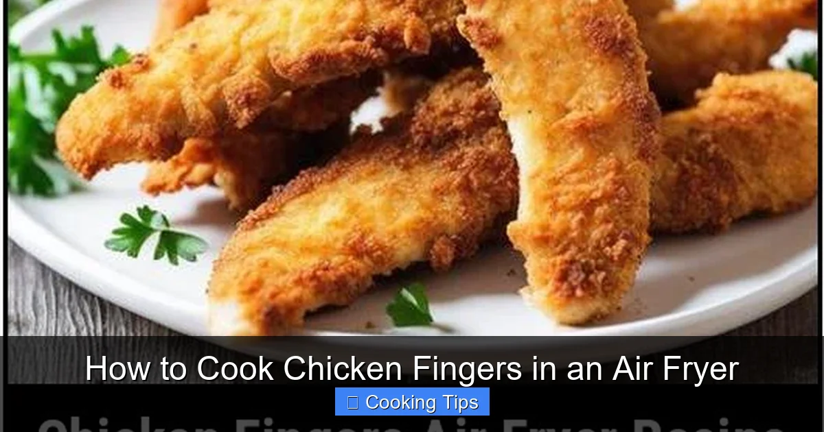 How to Cook Chicken Fingers in an Air Fryer