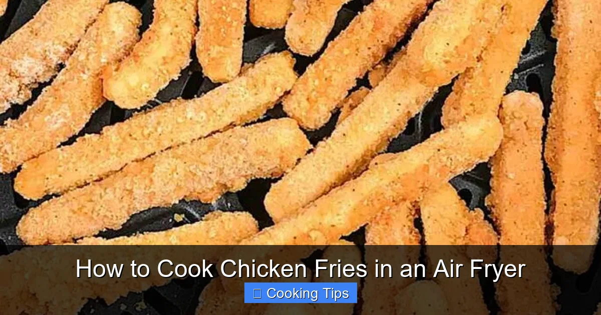 How to Cook Chicken Fries in an Air Fryer