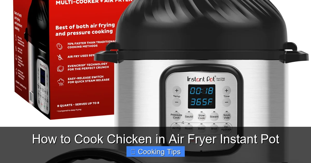 How to Cook Chicken in Air Fryer Instant Pot