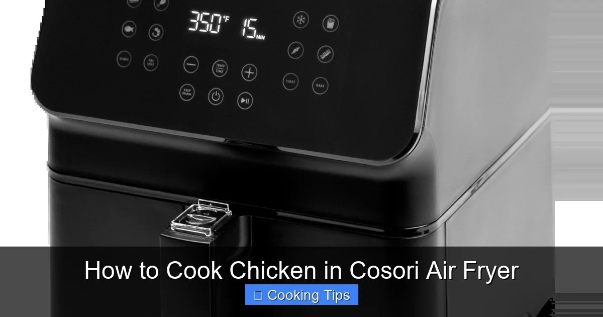 How to Cook Chicken in Cosori Air Fryer