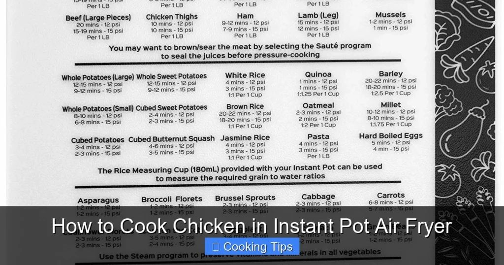 How to Cook Chicken in Instant Pot Air Fryer