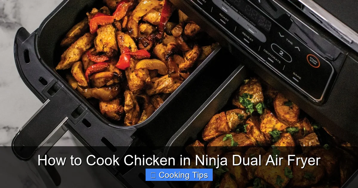 How to Cook Chicken in Ninja Dual Air Fryer