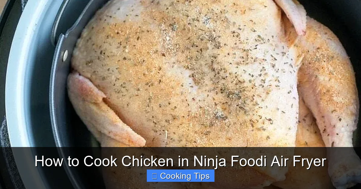 How to Cook Chicken in Ninja Foodi Air Fryer