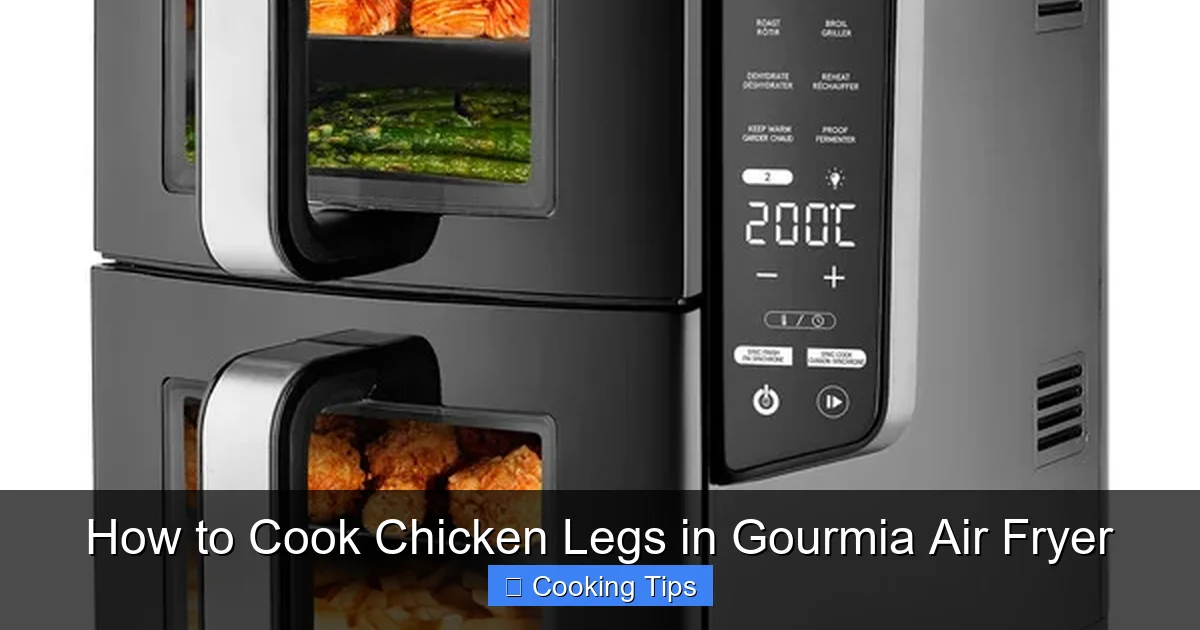 How to Cook Chicken Legs in Gourmia Air Fryer