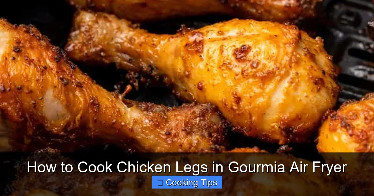 How to Cook Chicken Legs in Gourmia Air Fryer