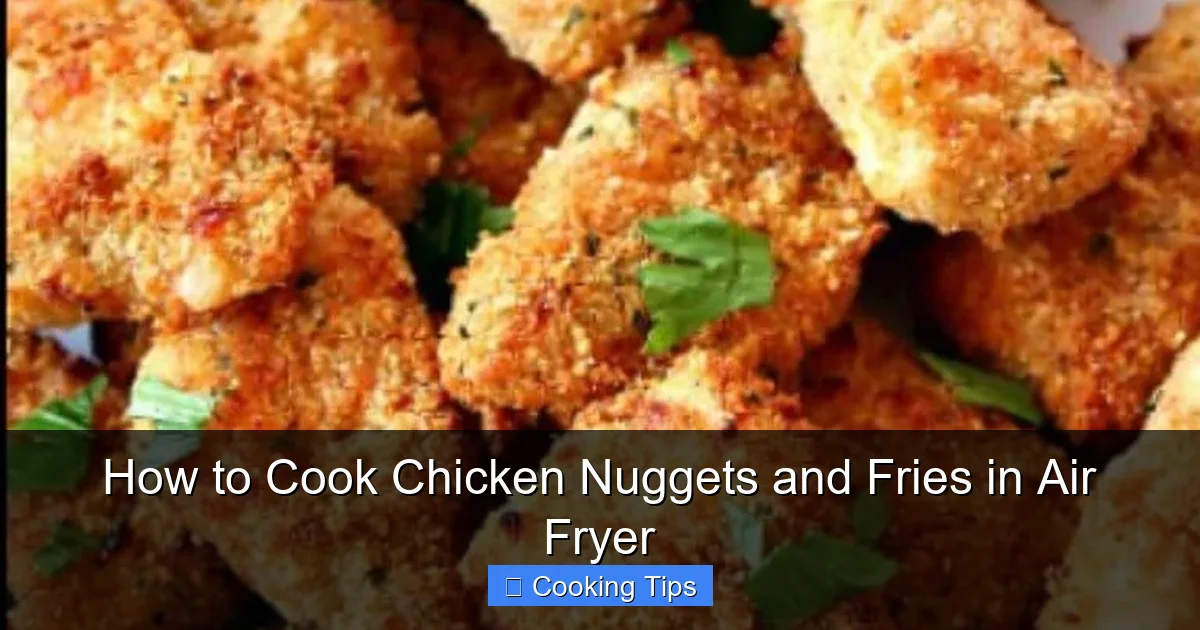 How to Cook Chicken Nuggets and Fries in Air Fryer
