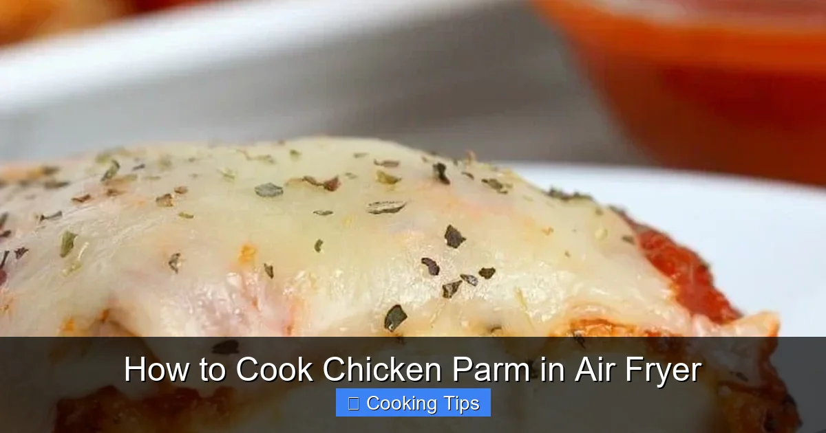 How to Cook Chicken Parm in Air Fryer