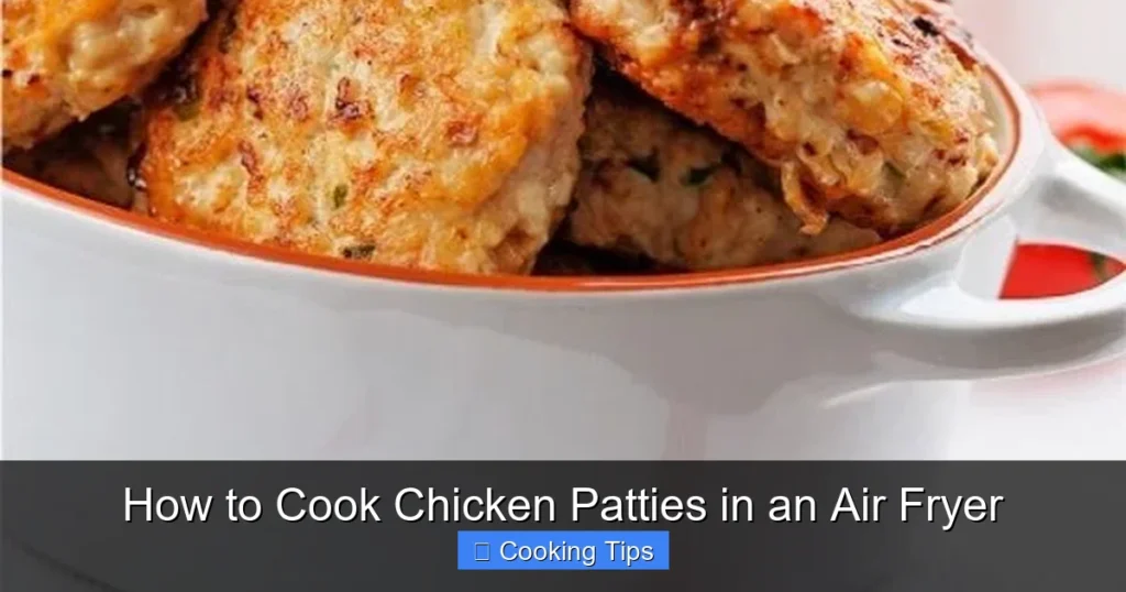 How to Cook Chicken Patties in an Air Fryer