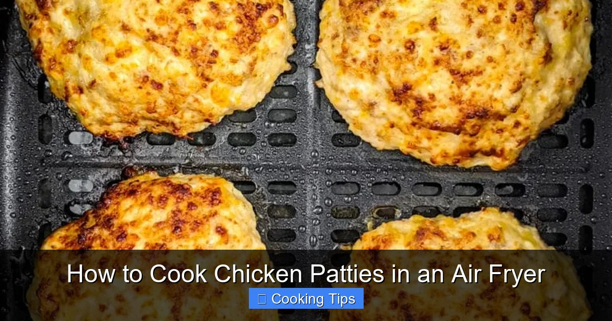 How to Cook Chicken Patties in an Air Fryer