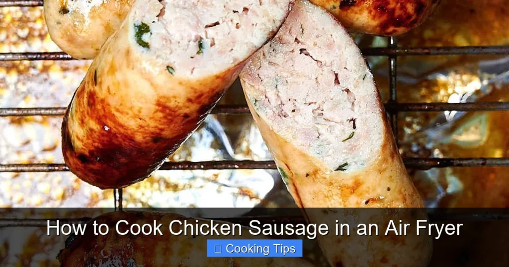 How to Cook Chicken Sausage in an Air Fryer