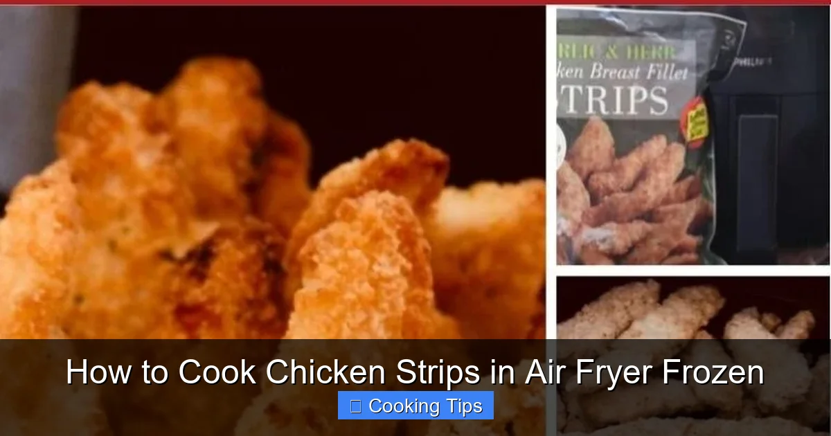 How to Cook Chicken Strips in Air Fryer Frozen