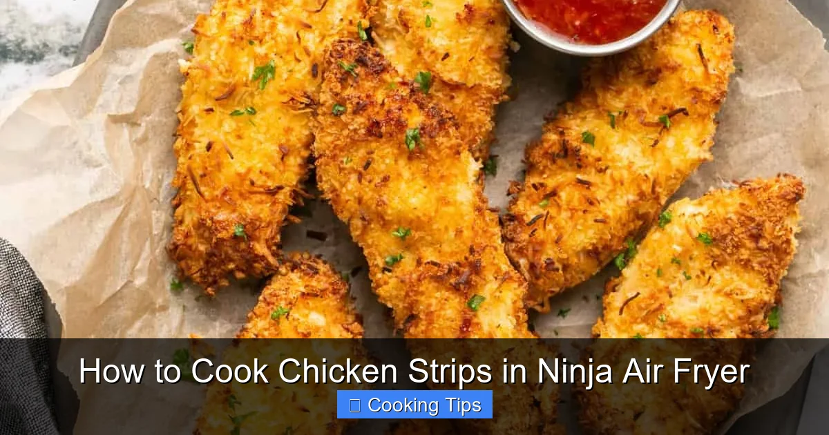 How to Cook Chicken Strips in Ninja Air Fryer