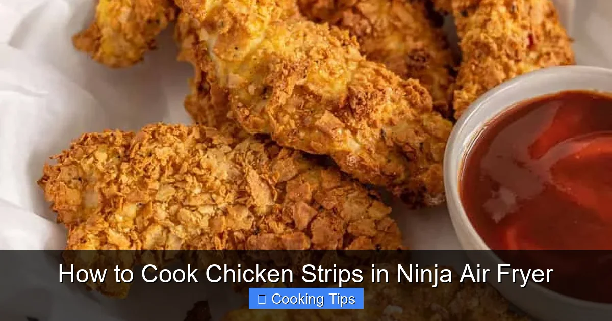 How to Cook Chicken Strips in Ninja Air Fryer