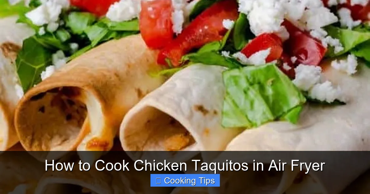 How to Cook Chicken Taquitos in Air Fryer