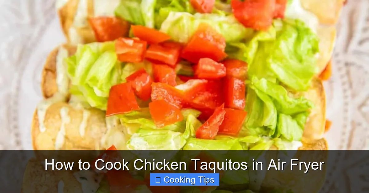 How to Cook Chicken Taquitos in Air Fryer