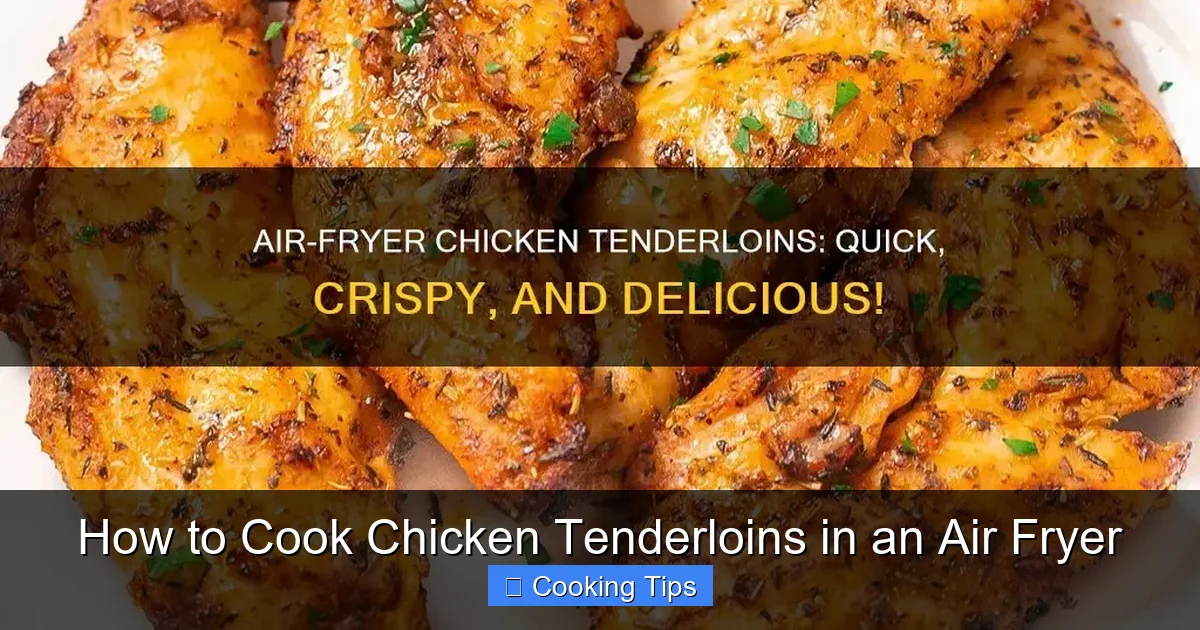 How to Cook Chicken Tenderloins in an Air Fryer