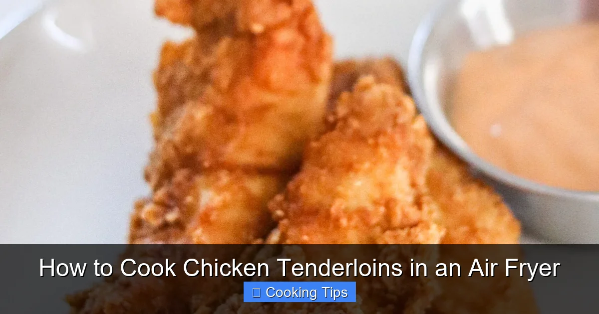 How to Cook Chicken Tenderloins in an Air Fryer