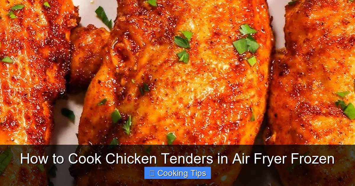 How to Cook Chicken Tenders in Air Fryer Frozen