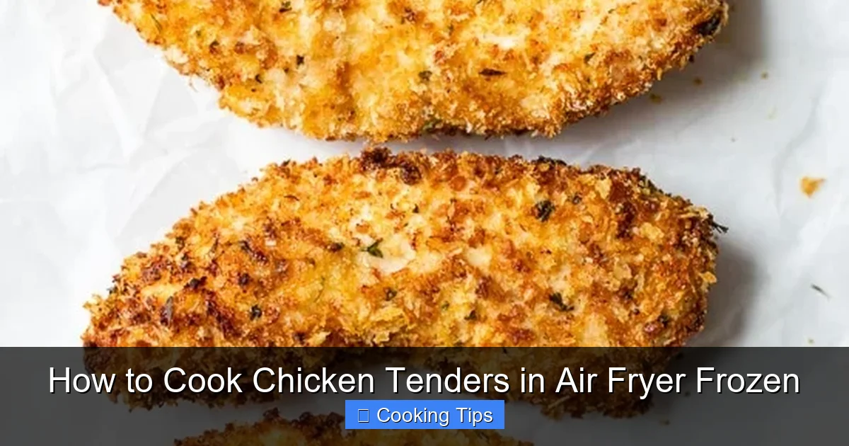 How to Cook Chicken Tenders in Air Fryer Frozen