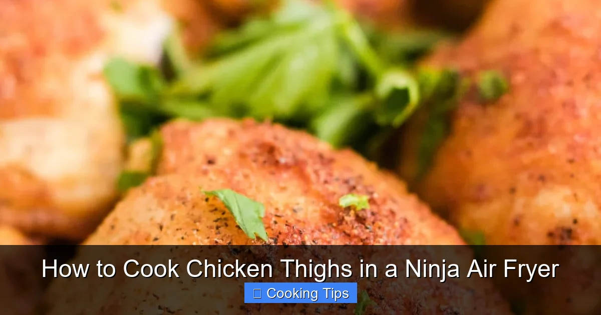 How to Cook Chicken Thighs in a Ninja Air Fryer