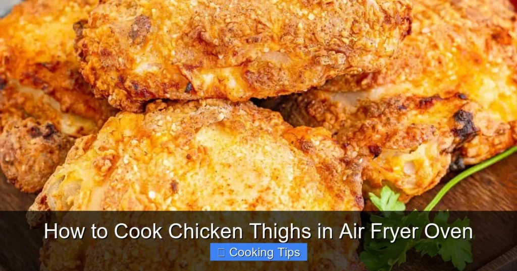 How to Cook Chicken Thighs in Air Fryer Oven