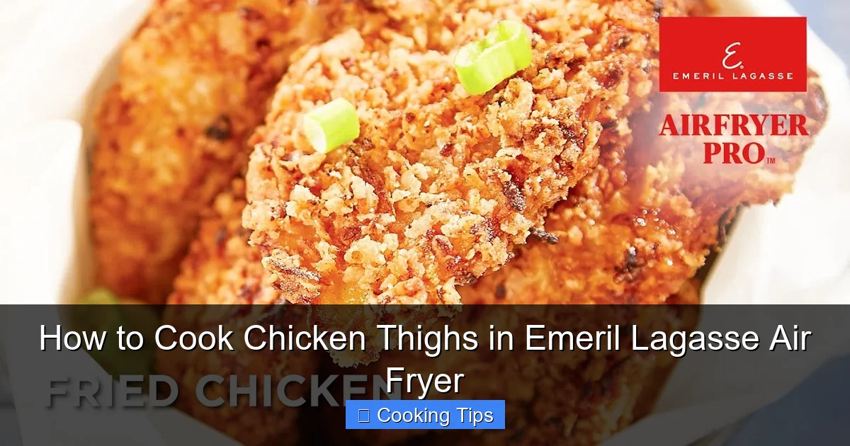 How to Cook Chicken Thighs in Emeril Lagasse Air Fryer
