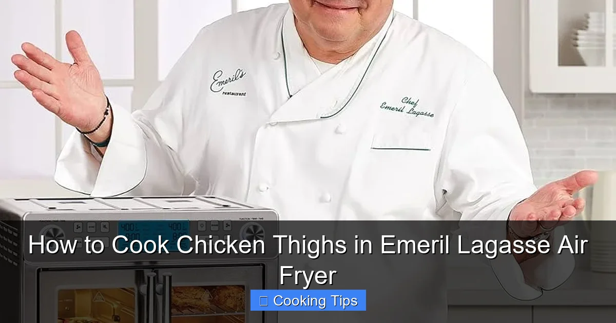 How to Cook Chicken Thighs in Emeril Lagasse Air Fryer